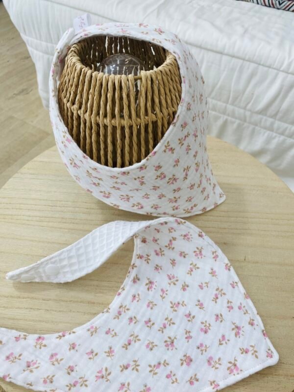 Lot de 2 bavoirs bandana "Printanière"