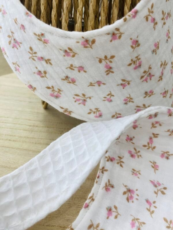 Lot de 2 bavoirs bandana "Printanière"