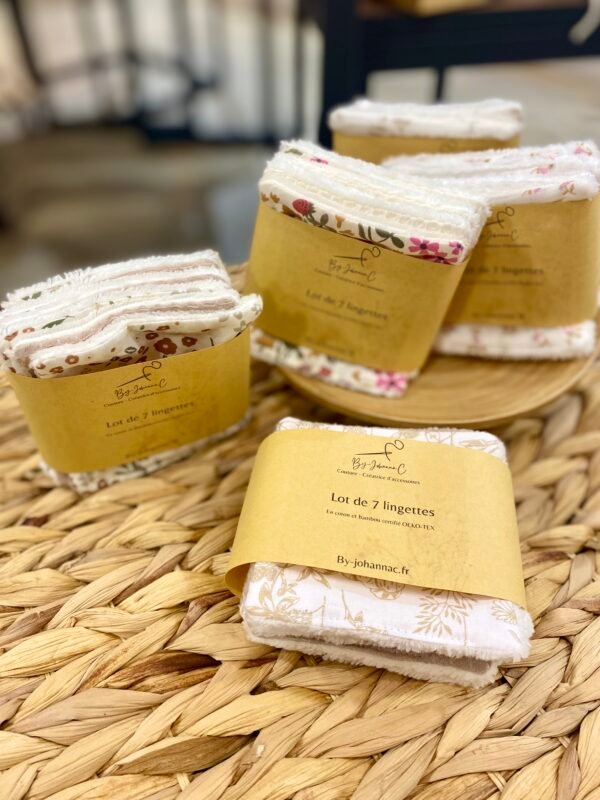 Lot 7 Lingettes démaquillantes