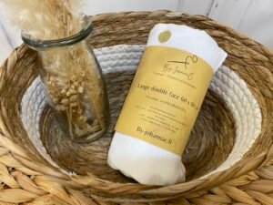 Lange double face - Pois doré