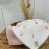 Lot 2 bavoirs "pom-pom"