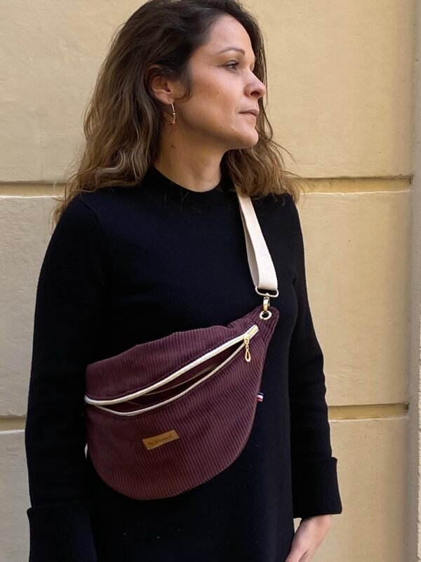 Banane Velours Prune XL