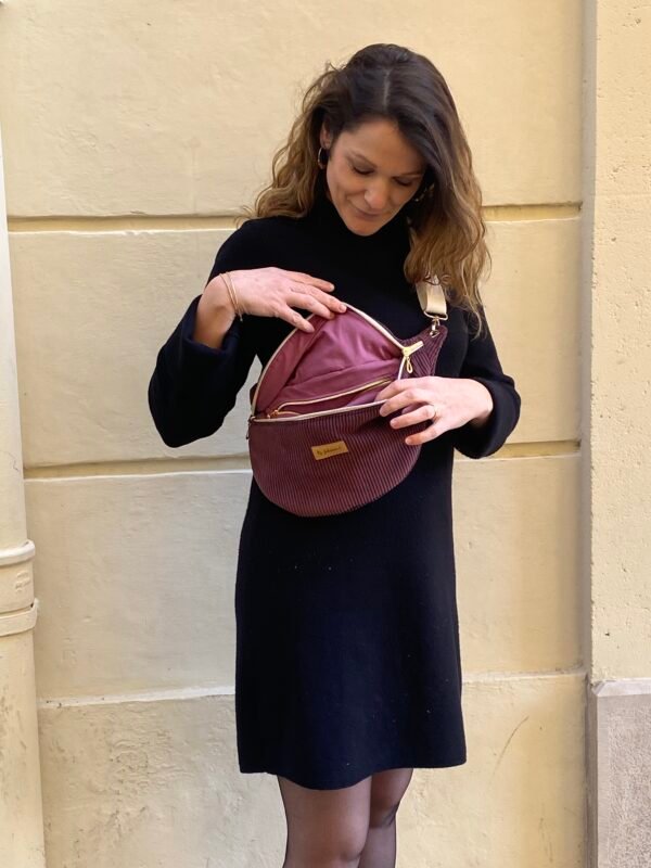 Banane Velours Prune XL