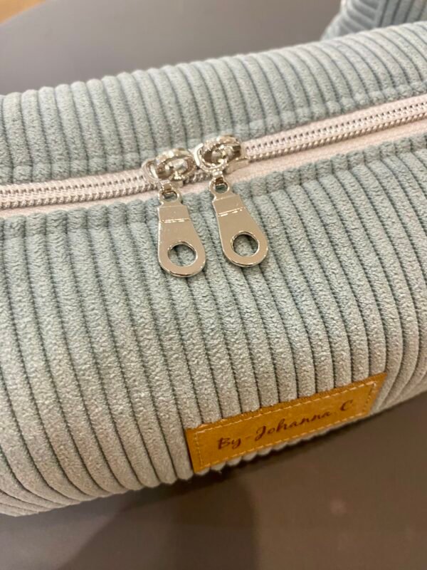 Trousse velours Bleu Ciel