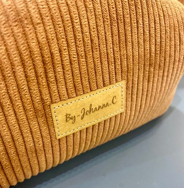 Trousse velours ROUILLE