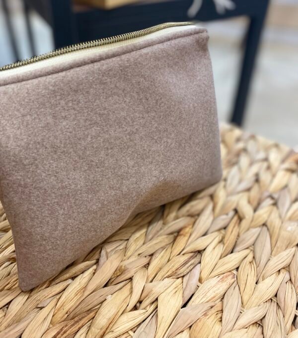 Pochette Douceur d’hiver - uni écru