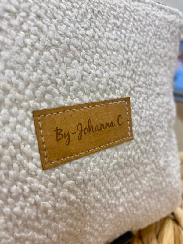 Pochette Neige-Fleurs des champs orangé