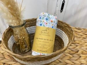 Lange double face - Fleurs des champs