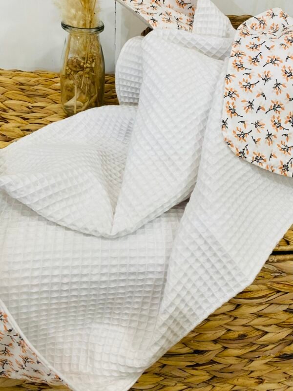 Cape de bain - Feuillage orangé