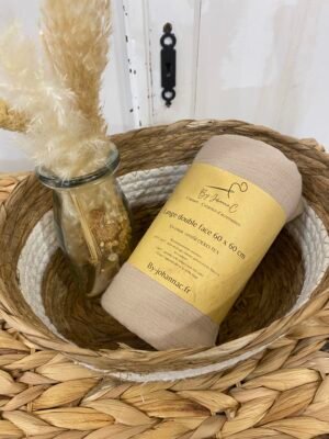 Lange double face - taupe uni