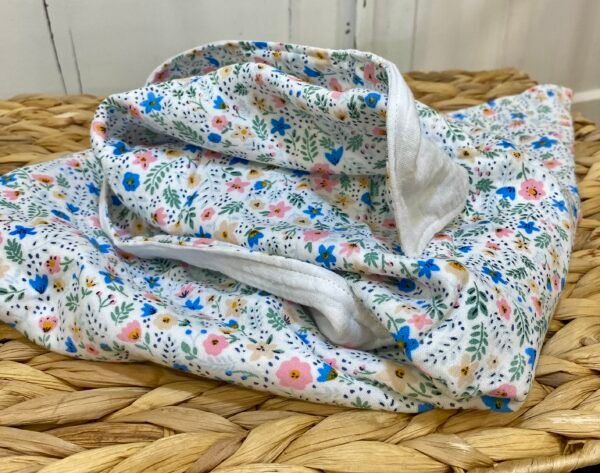 Lange double face - Fleurs des champs