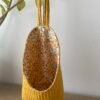 Panier suspendu - Nid d'abeille Jaune