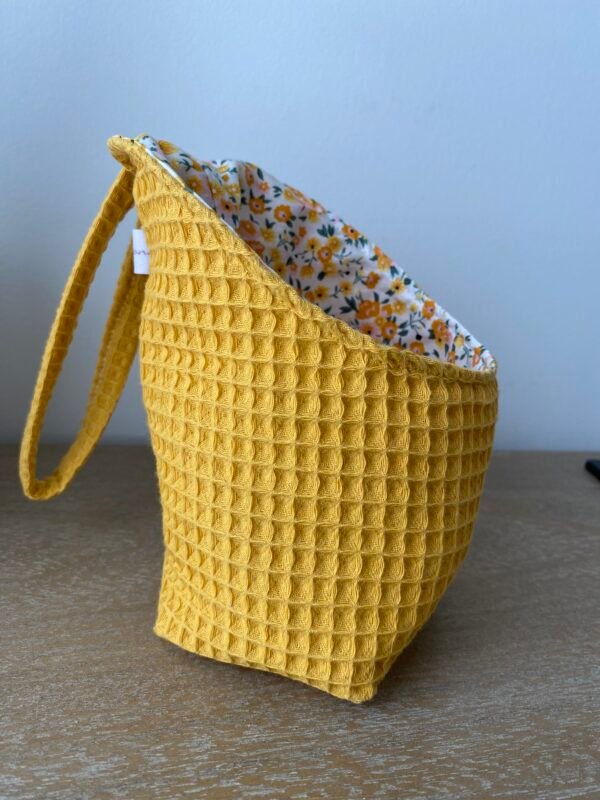 Panier suspendu - Nid d'abeille Jaune