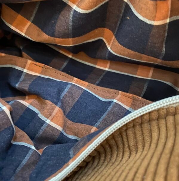 Trousse de toilette ROUILLE - intérieur carreaux