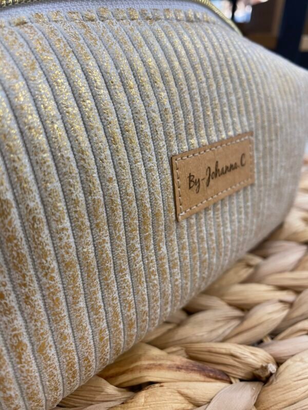 Trousse  "Edition Limitée" Velours Irisé doré