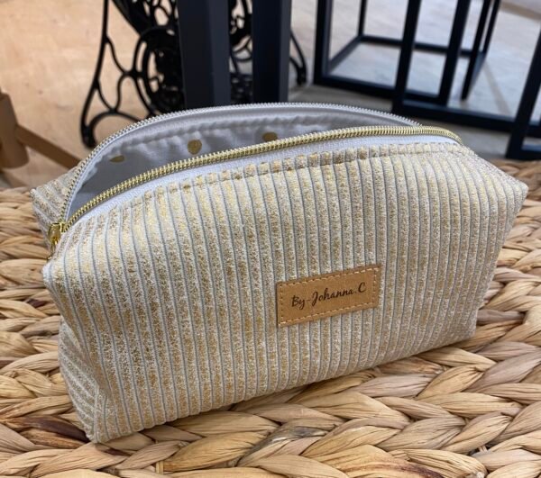 Trousse  "Edition Limitée" Velours Irisé doré