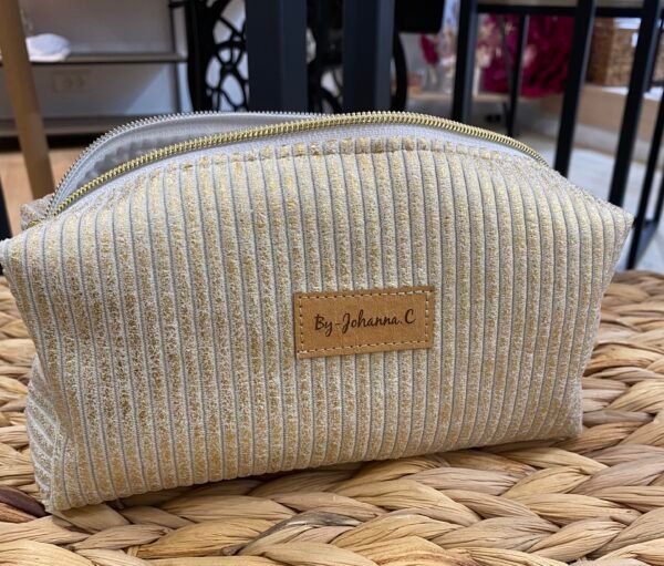 Trousse  "Edition Limitée" Velours Irisé doré