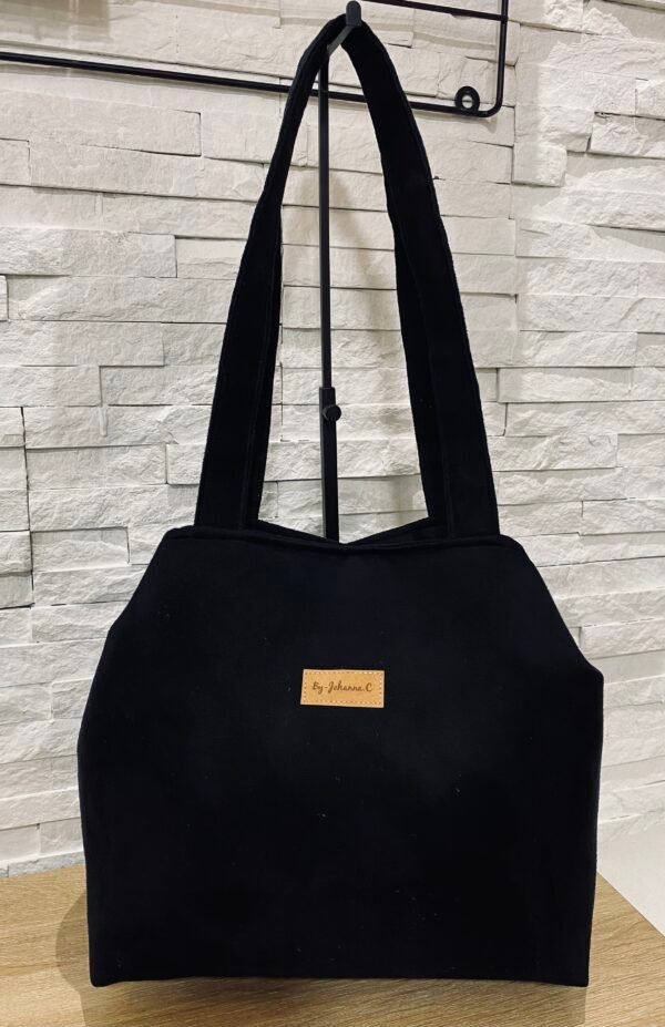 Sac Cabas ESSENTIEL- Suédine Noir