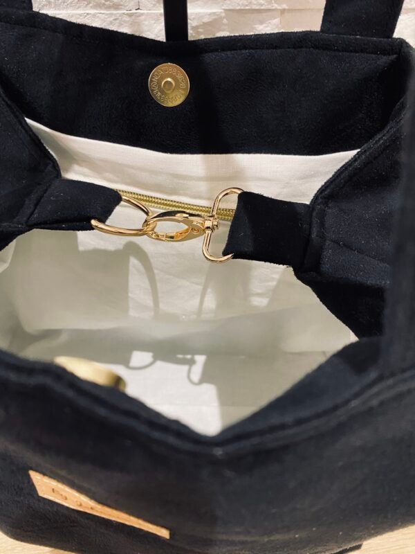 Sac Cabas ESSENTIEL- Suédine Noir