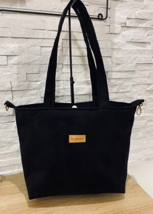 Sac Cabas ESSENTIEL- Suédine Noir