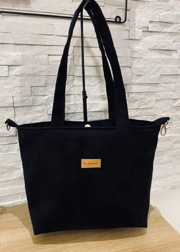 Sac Cabas ESSENTIEL- Suédine Noir
