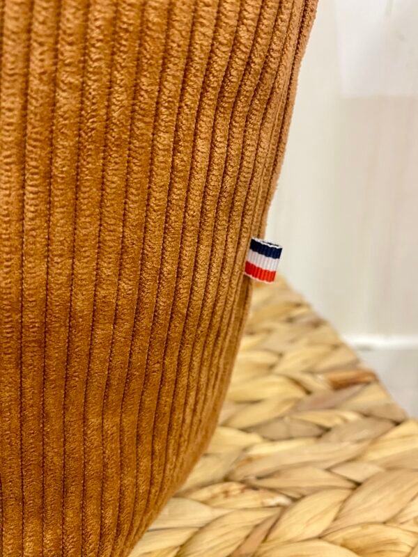 Sac Cabas ICONIQUE - velours rouille