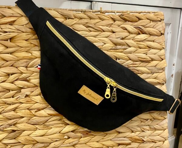 Banane Suédine noir