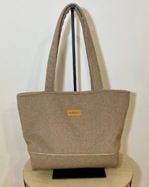 Sac Cabas INTEMPOREL - Imitation laine feutrée