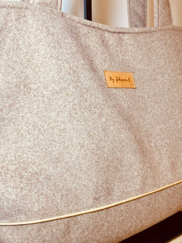 Sac Cabas INTEMPOREL - Imitation laine feutrée