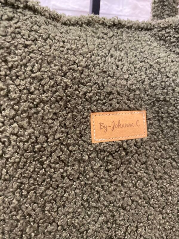 Sac Cabas ESSENTIEL- bouclette kaki