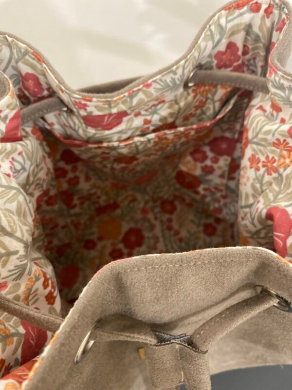 Sac Bourse - Suédine taupe