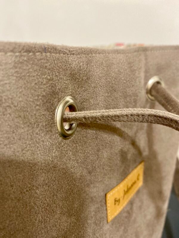 Sac Bourse - Suédine taupe