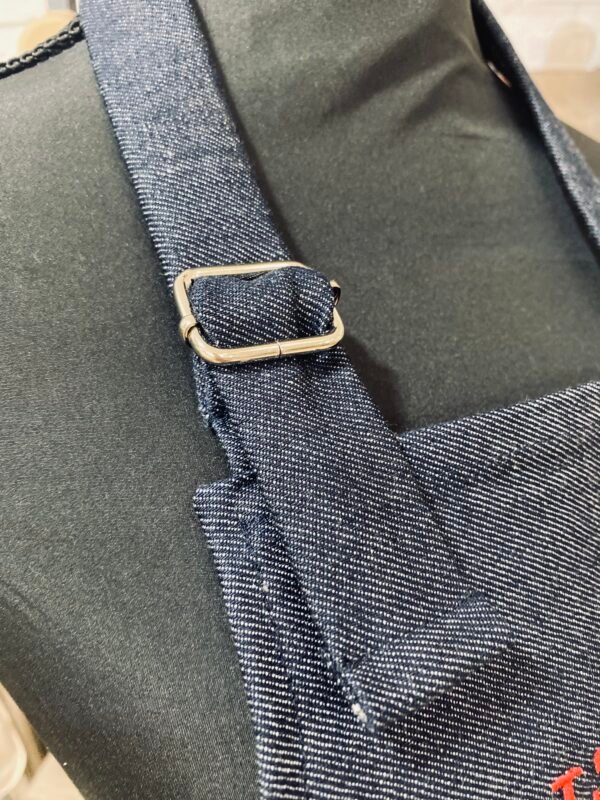 Tablier Jean Brut - brodé (Spécial saint valentin)