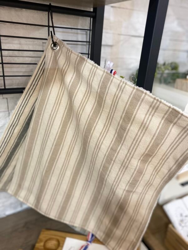 Essuie-mains en coton et bambou