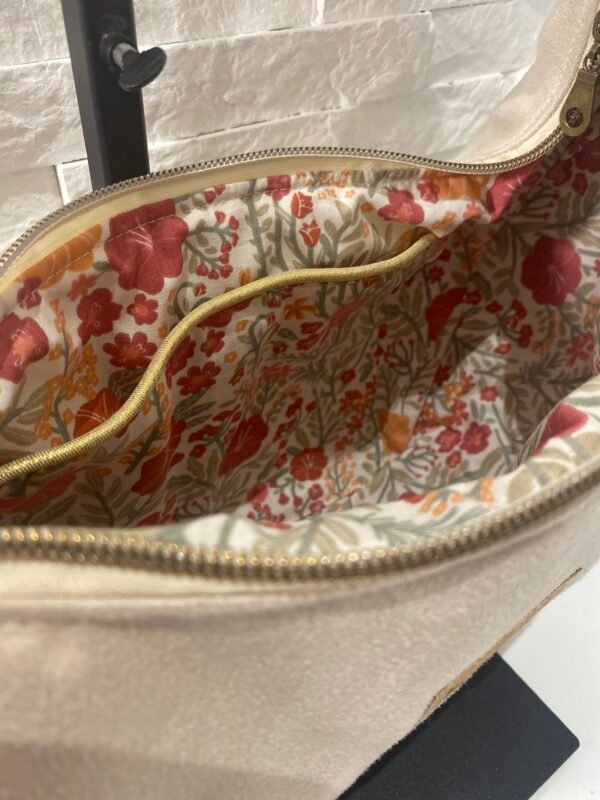 Curv'Bag Suédine Écru