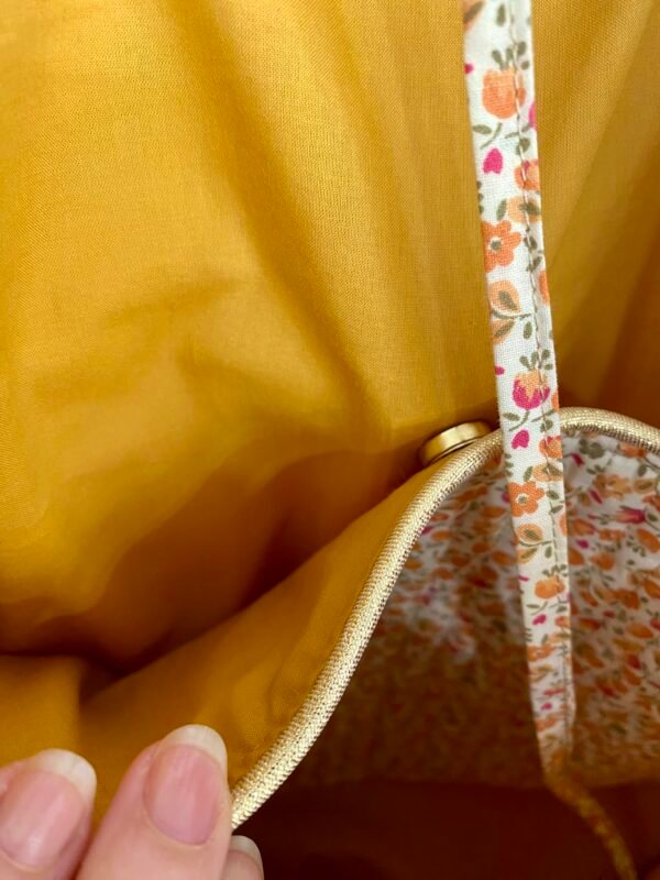 Sac fourre-tout molletonné Liberty orangé