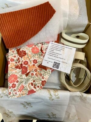 Kit sac banane velours Terracotta