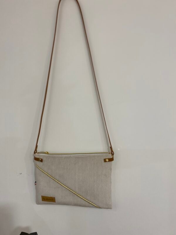 Pochette bandoulière LIN & CUIR