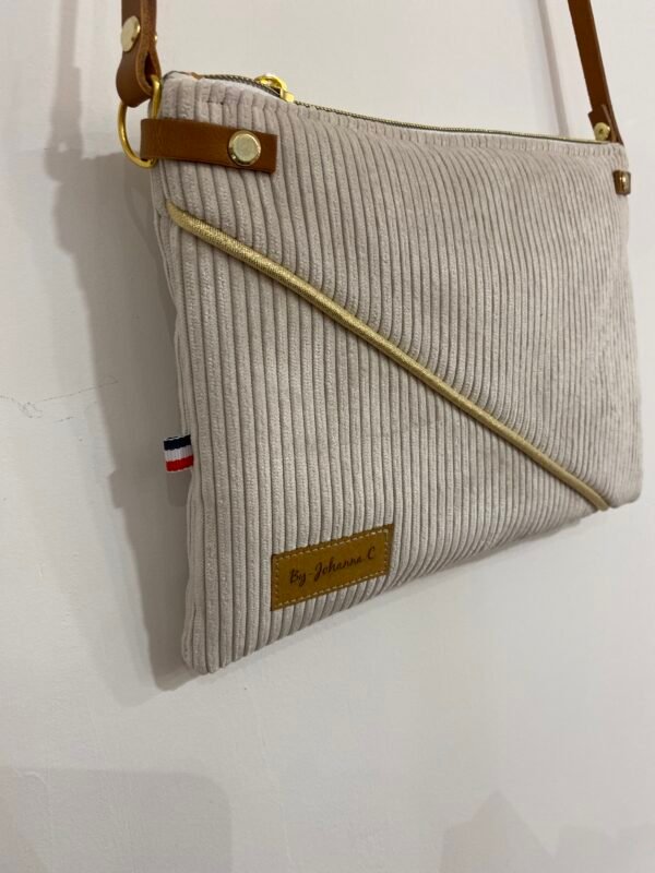 Pochette bandoulière LIN & CUIR