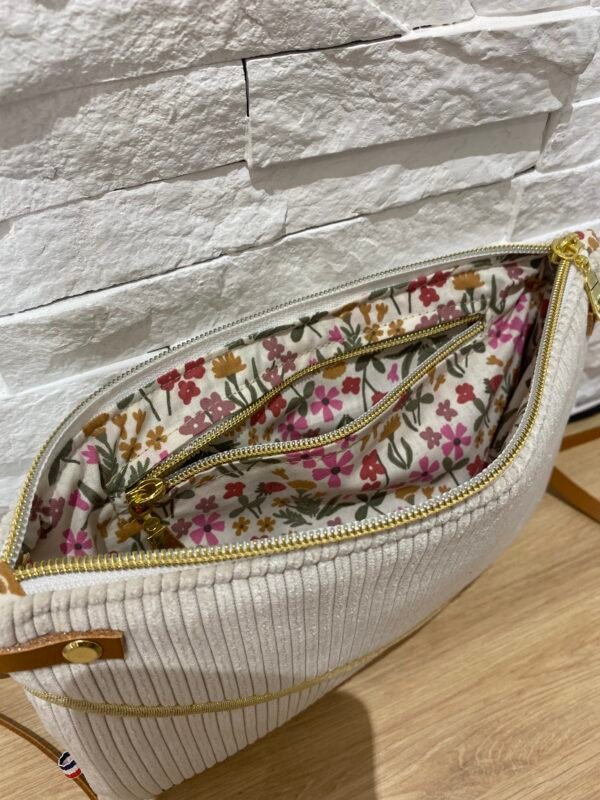 Pochette bandoulière LIN & CUIR