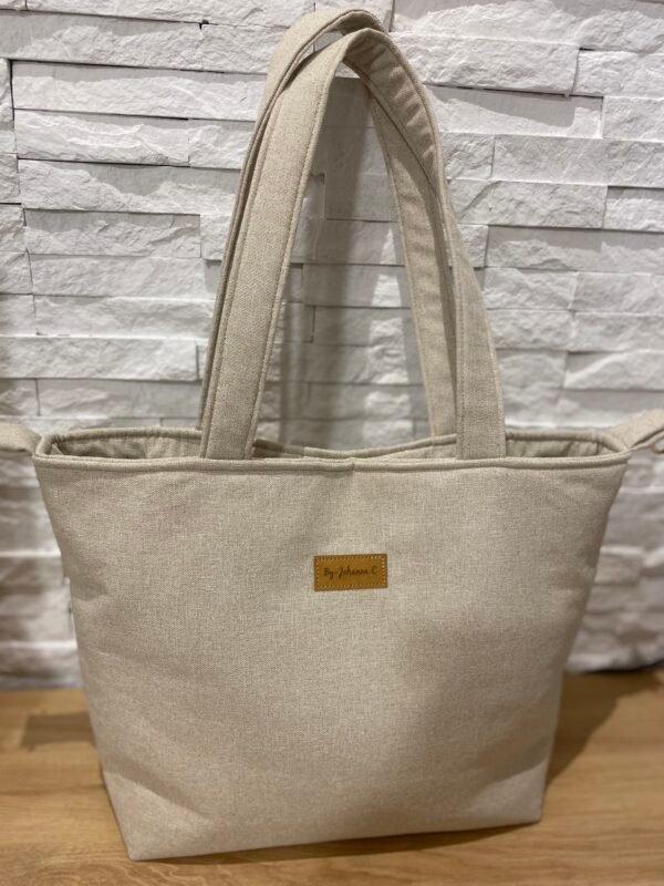 Sac Cabas ESSENTIEL- Sable & lin