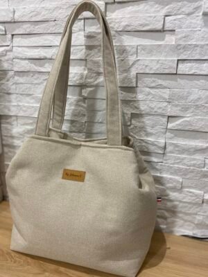 Sac Cabas ESSENTIEL- Sable & lin