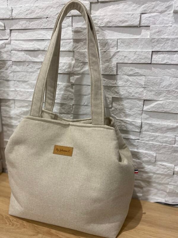 Sac Cabas ESSENTIEL- Sable & lin