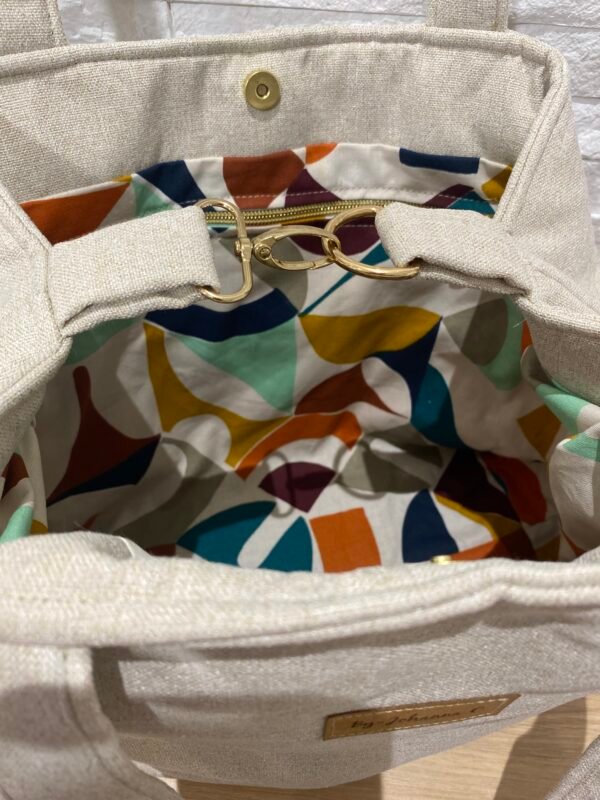 Sac Cabas ESSENTIEL- Sable & lin