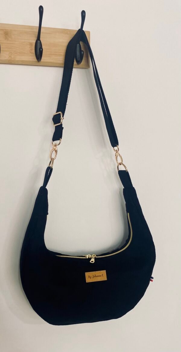 Curv'Bag PREMIUM Suédine noire