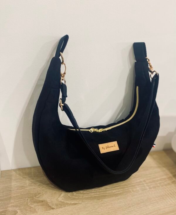 Curv'Bag PREMIUM Suédine noire